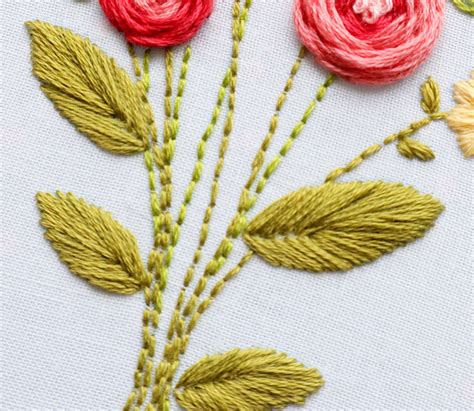 Embroidery Basics Satin Stitch Flamingo Toes Embroidery Tutorial