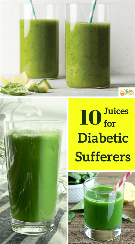 See more than 520 recipes for diabetics, tested and reviewed by home cooks. The 10 best #JuiceRecipes for #Diabetic Sufferers Get the ...