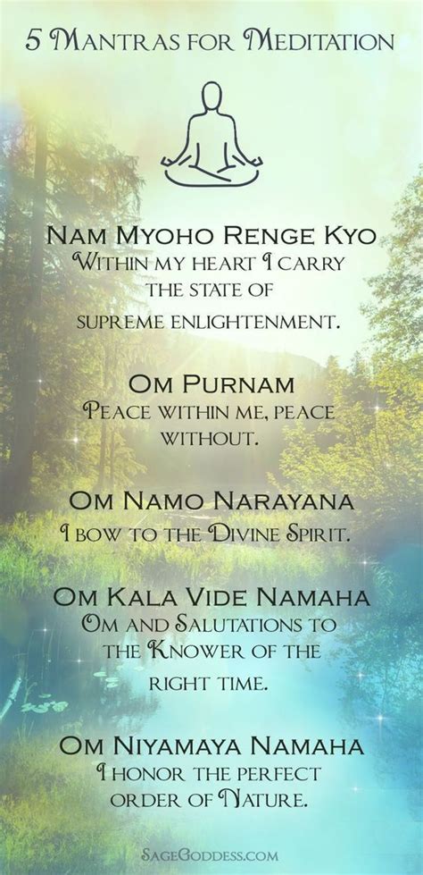 Meditation Mantras That Inspire Uplift And Motivate Yoga