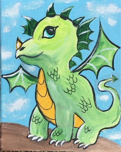 Lesson Download Dragon Painting Includes Detailed Instructions Video