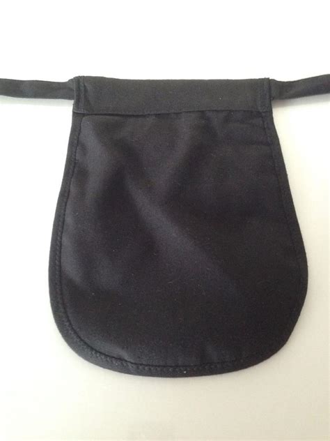 Hooters Girl Uniform Costume Authentic Ticket Money Bag Pouch Black Apron Used 1809535722