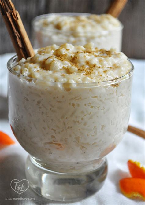 Arroz Con Leche Mexican Rice Pudding Thyme And Love