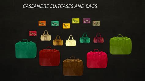 Sims 4 Ccs The Best Decorative Handbags By Leo Sims