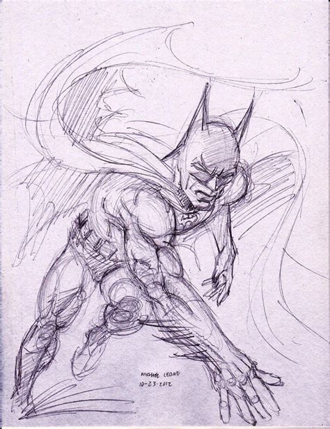 Neal Adams Batman Quick Sketch 10 23 12 By Myconius On Deviantart