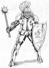 Knight Noble Drawing Deviantart Medieval Drawings Armor Deviant sketch template
