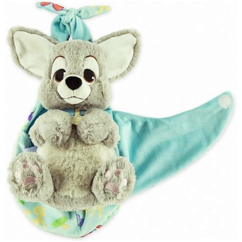 Scamp Plush With Blanket Pouch Disneys Babies Lady And The Tramp