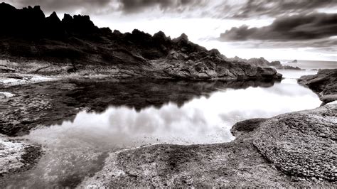 Then save the image in photoshop. Black And White River Landscape Wallpapers HD / Desktop ...