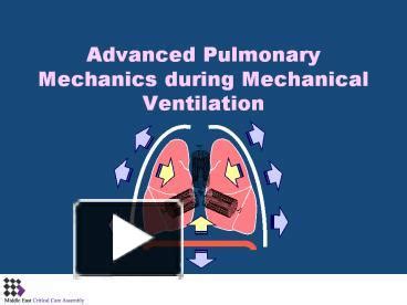 Ppt Advanced Pulmonary Mechanics During Mechanical Ventilation