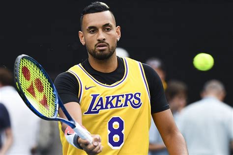 Australian Open 2020 Nick Kyrgios Wears Kobe Bryants Lakers Jersey To