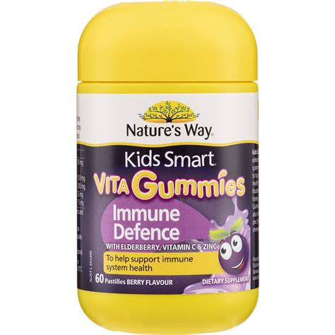 Natures Way Kids Vita Gummies Immunity 60 Pack Woolworths
