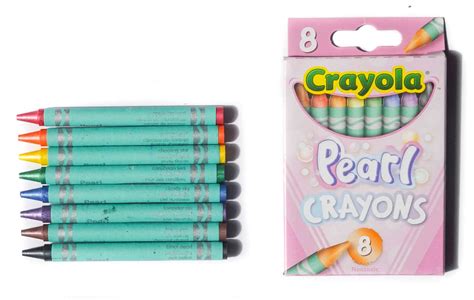 8 Count Boxes Pearl Glitter And Metallic Jennys Crayon Collection