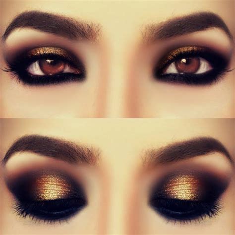 Eye Makeup For Gold Smokey Eyes Top Pakistan