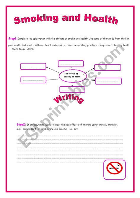 9th Form Module 3 Lesson 2 Smoking And Health Part 2 Esl Worksheet