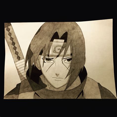 Itachi Itachiuchiha Naruto Narutoshippuden Drawing Pencil Anime