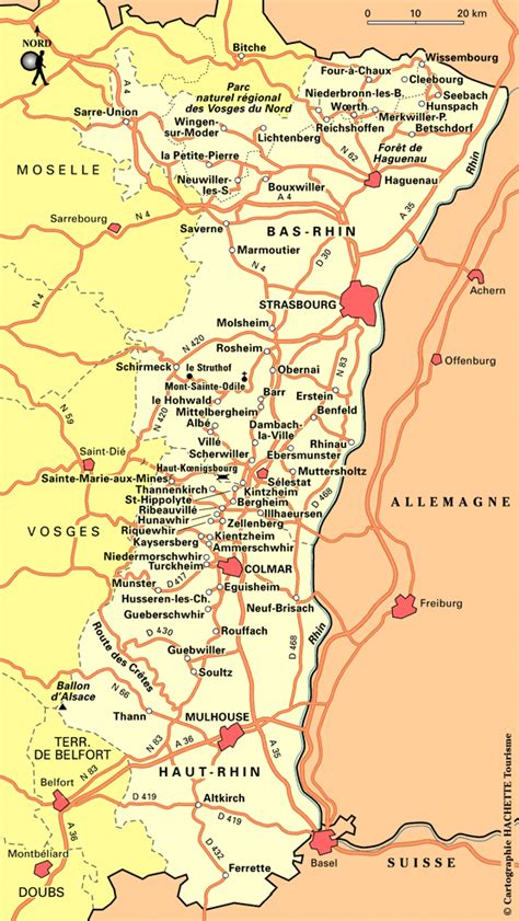 Carte Alsace Plan Alsace