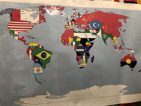 Alternate Flag Map Of The World My XXX Hot Girl