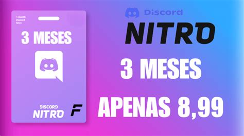 Desapego Games Assinaturas E Premium Discord Nitro Gaming 3 Mêses