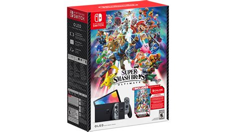 Nintendo Switch Oled Model Super Smash Bros Ultimate Bundle