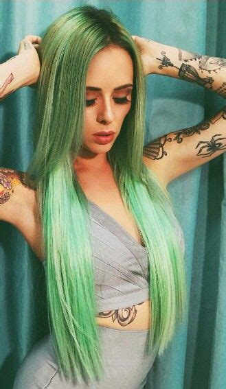 Green Hair Cool Hairstyles Green Hair Mint Hair