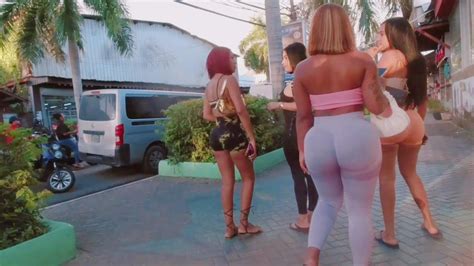 thick women walking around sosua street superbowl vibes youtube