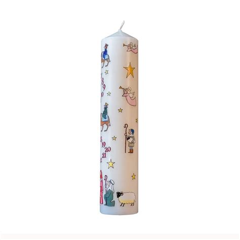Alison Gardiner Designs Ltd Nativity Pillar Advent Candle