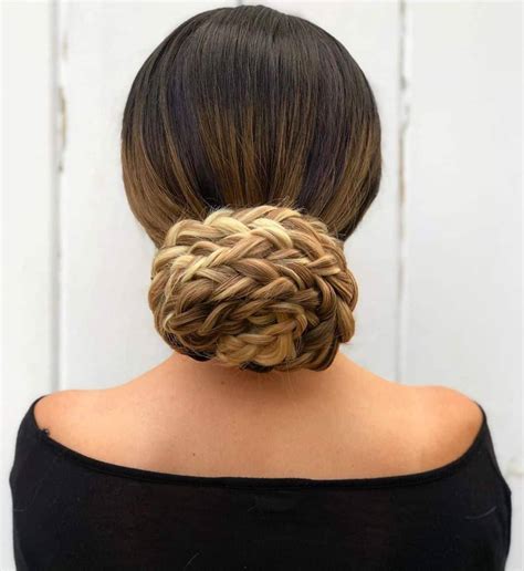 16 Gorgeous Braided Bun Hairstyle Ideas That Are Easy To Do