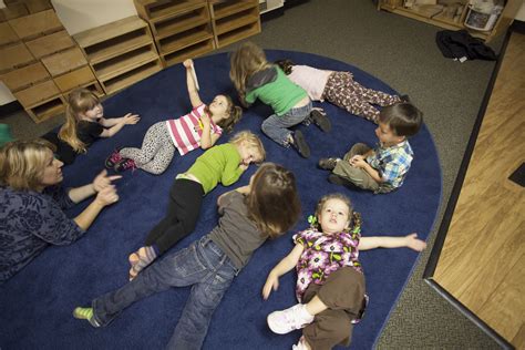Since preschoolers are still in the process of developing their cognitive and social skills, they often function best when in small group settings. Kitty Story: HighScope Large-Group Time | Kindergarten ...