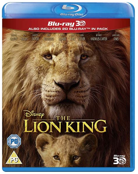 The Lion King 2019 Live Action 3d Blu Ray Region Free
