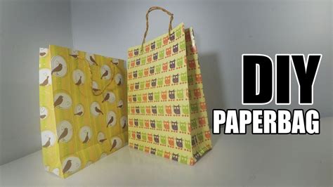 DIY Cara Membuat Tas Kertas Paper Bag Menggunakan Kertas Kado YouTube