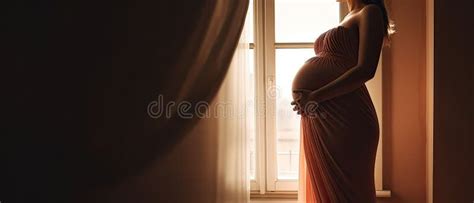 pregnant woman belly pregnant woman holding hands around her belly pregnancy concept stock