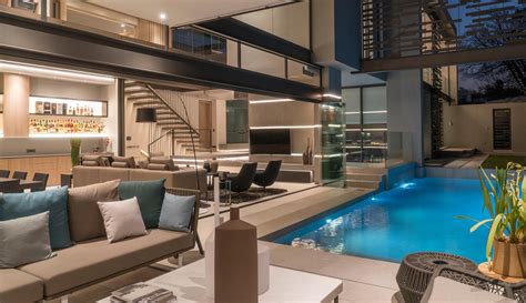 Modern Eco Friendly Luxury House Pool Lanai Garden South Africa13