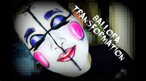 Ballora Transformation Fnaf Sister Location Makeup Youtube