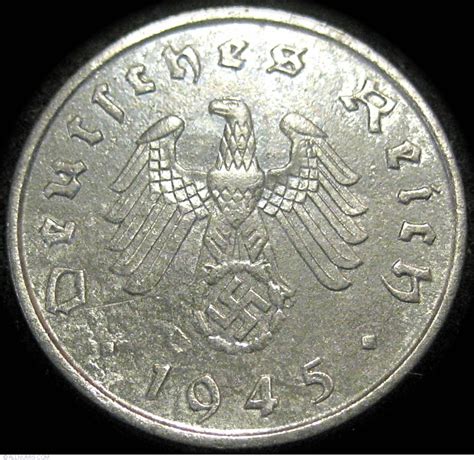 Maybe you would like to learn more about one of these? 10 Reichspfennig 1945 A, Third Reich (1933-1945) - Germany - Coin - 23285