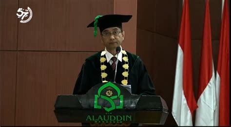 Rektor Uin Alauddin Makassar Ingatkan Wisudawan Ijazah Tak Bisa Jadi