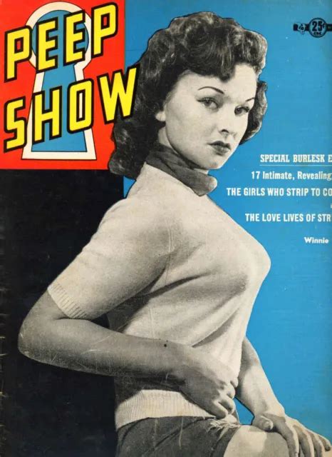 Peep Show Magazines Vintage Burlesque Stars Strippers Bettie