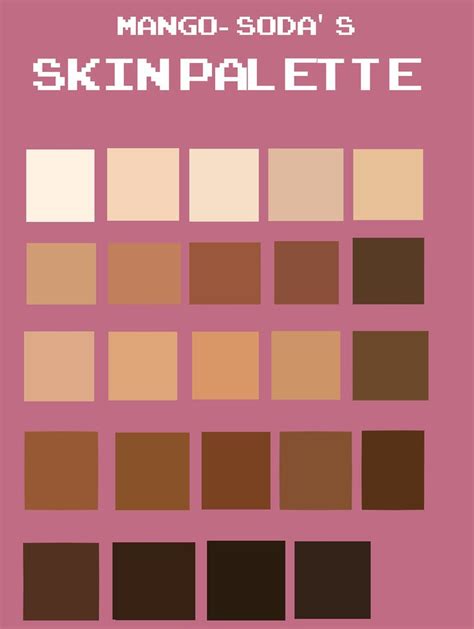 Incredible Digital Art Skin Color Palette 2023