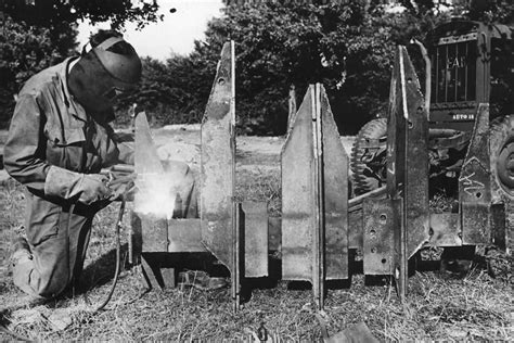 Hedgerow Cutter For Allied Tank Normandy 1944 World War Photos