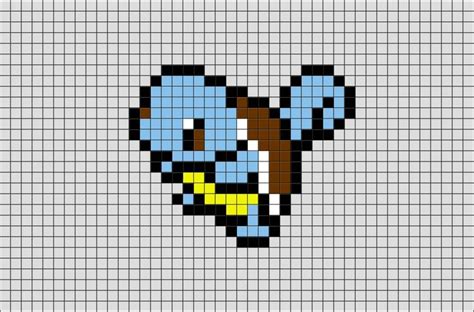 Pleins de goodies pokemon grosse ouverture nouvelle serie. Pokemon Squirtle Pixel Art | 하마비즈, 포켓몬 십자수, 포켓몬