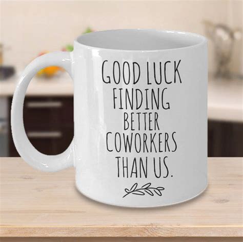 Coworker Leaving T Funny Going Away Goodbye T Personalized Mug