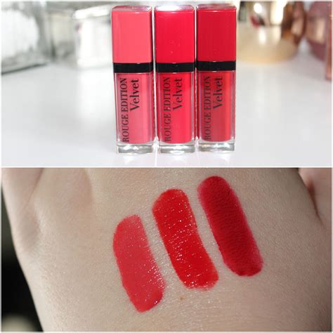 Review Bourjois Rouge Edition Velvet Lipstick Obsessed By Beauty