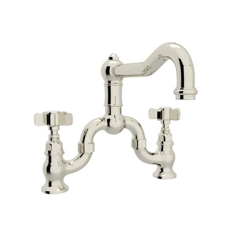 Family values, integrity, and innovation. Rohl Country Kitchen Polished Nickel 2-handle Deck Mount ...