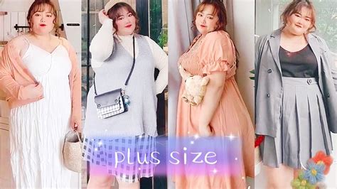 Plus Size Bbw Clothing Haul Outfit Ideas For Chubby Belly Girls Tik Tok Fashion Style Béo Nên