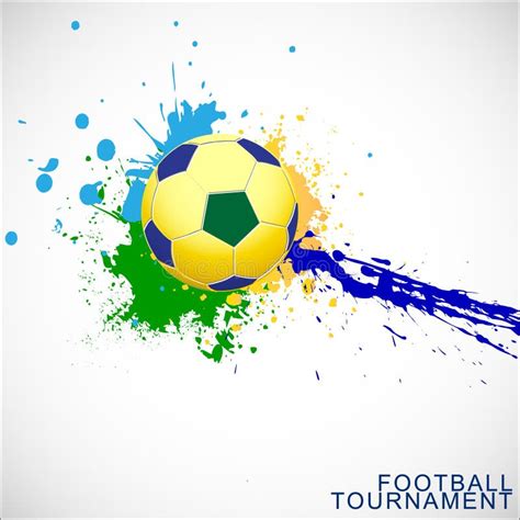 Abstract Football Soccer Background Stock Illustration