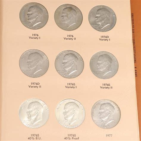 Complete Collection Of Eisenhower Dollars From 1971 1978 Ebth