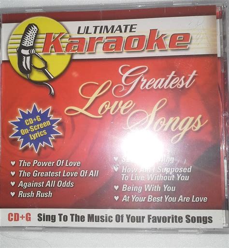 karaoke greatest love songs uk music
