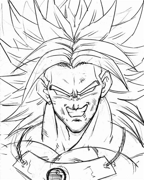 Lbumes Foto Dibujos Para Colorear De Dragon Ball Super Broly Lleno