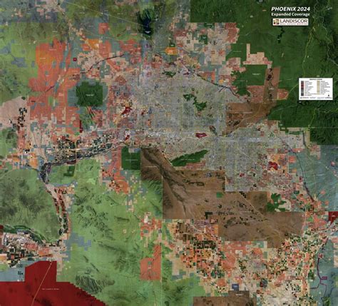 Phoenix Expanded Aerial Wall Mural Landiscor Real Estate Mapping