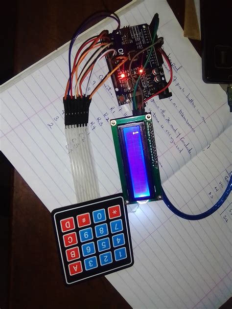 Application Of Arduino And Keypad With I2c Lcd Arduino Project Hub Images