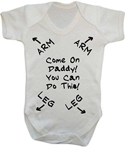 Come On Daddy You Can Do This New Dad Baby Grow Vest