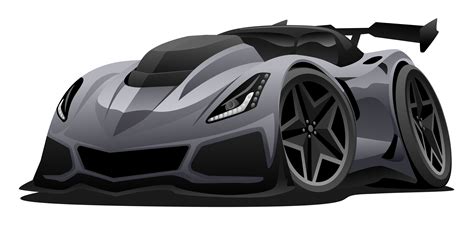 Modern American Sports Car Vector Illustration Vector Art At Vecteezy
